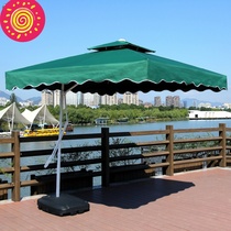 Outdoor sunshade property luxury villa outdoor courtyard Roman balcony big sun beach umbrella sun protection UV protection