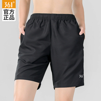 361 shorts women's five-point pants summer new breathable loose casual fitness pants 361 running sports thin size