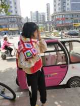 Original hand-woven milk cotton national style features classic warm DIY scarf holiday commemorative wedding gift