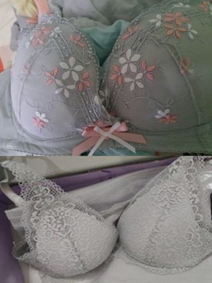 润微家的文胸真棒，都非常少女心！！！！！好喜欢啊，大家看人家品牌的面料就是不一样，超舒服的，一看就是棉的，穿上也很亲肤！看着质量非常不错，买了两件完全不一样的款式，试穿了带花的更适合我，但是三角杯的又更加的舒服，两款都很不错， 码数也没问题，很合适，总之太喜欢了挺不错的，穿着很漂亮 就是最近瘦了胸小了，穿上还是不会空杯， 很满意的，真的物美价廉，之前就听人说过润微内衣，试了是真的不错，希望穿久了质量不会下降 客服服务态度很好，很亲切，回复速度也非常快 在这里表白一下，以后就是常客了