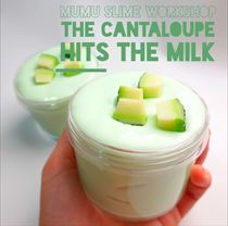 slime slime cantaloupe bump milk super smooth a bubbling glue Plasticine decompression mud