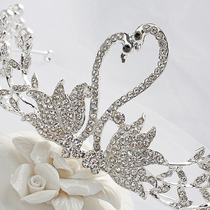 Childrens Crown Headwear Princess Girl Crown Crystal Childrens Birthday Show Rhinestone Hairband Flower Girl Accessories