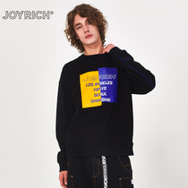 JOYRICH official trendy brand men and women fashion loose clothes Youth round neck casual color color