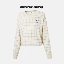 The Puma PUMA 2018 new womens casual round collar fashion string Pearhead sweatshirt 578338-02