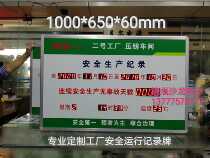 Customized LED electronic safety operation days record Identification Display activity countdown positive timing reveal card
