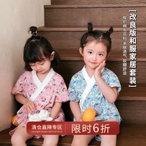 Chen Tai Pig L Mother Girl Summer Clothing Children Blouses Short Sleeves Fresh And Broken Flowers Summer Cherry Blossom Printing And Home Clothes