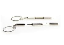 1 Mini Cross portable keychain small flat screwdriver micro screwdriver set set key buckle knife worker
