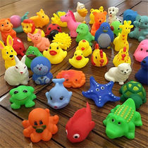 10 different squeezes called animals ) boys and girls playing water toys soft rubber baby duck baby bath toys children