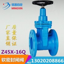 Z45X-16Q cast iron PPR dark bar soft sealing flange gate valve DN150 100125 80 DN100 65