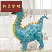 3D three-dimensional creative dinosaur balloon dress up Birthday Party childrens baby one year hundred natural day arrangement