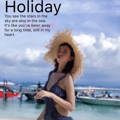 好评  超级好看 显白是真的拍照显胸大   可能因为腰部的衬托   超级好看  放到朋友圈都说泳衣很加分   不过就是洗的掉颜色  掉蓝色的水   我是172体重117左右  买xl的有点大了不贴身肩带总掉  下次就知道买l的了之前买的是黑色的一款   店家特别好有个小瑕疵就给我退换了😬😬😬😬