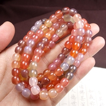 Master self-operated leakage collection grade salt agate old bead 108 necklace can be lanyard hz01432U