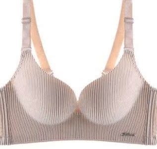 这个颜色很清新 罩杯的大小很标准的不会压胸 料子也是比较柔软 聚拢效果没有话说 设计挺完美的，不闷热、无束缚感。文胸效果很好，穿在身上很舒服的，这款内衣面料很柔软，穿上不勒，也不磨肉，这点很满意，也没有跑杯的现象。内衣性价比很高。肩带可以调节的，也是可以拆卸的。穿上有型，不会软踏踏的。松紧度也刚好。没有松松垮垮的。不错的一款。喜欢的朋友可以购买哦，穿透一些的衣服也没有透出来。很舒服的一款。值得购买，准备入手其他的款。总体是很喜欢这个内衣的，以后还会光顾的