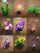 Hotel dishes cold dishes Sabab decoration creative plate embellishment plate cooking simulation flowers and plants small ornaments plate decoration