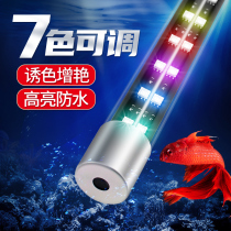 Fish tank lamps with waterproof energy-saving lighting lights for dragon fish special enlightened lamp water tank discolored lamp submersible diving lights