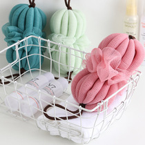 Bath flower pull back towel bath ball double bath bath bath ball hot sale long back strip bubble bath Flower Ball