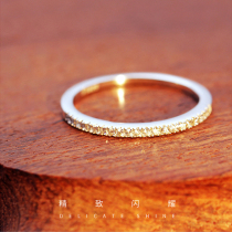 Love Lodge s925 silver ladies fashion Korean dan pai zuan ring Weijie joint ring gift jewelry