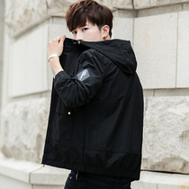 2021 autumn new trend jacket mens spring and autumn Korean students loose Street Tide brand mens coat autumn and winter