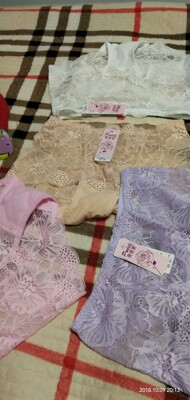 独立包装袋，精致漂亮，内裤档是纯棉的，蕾丝边质量好！有弹性穿着舒服！不嘞！我喜欢好评！