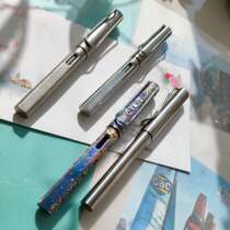German LAMY Lingmei titanium alloy custom reengraving series pen signature pen dual-use gift lettering lettering ink gift box