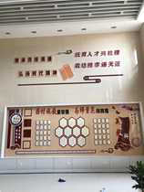 Campus culture wall Teacher style display Xuefu board engraving UV special hot sale