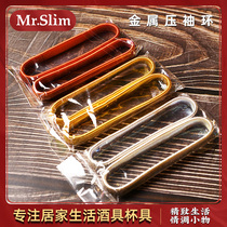 MrSlim Intonator Metal Cuff Ring Gold Cuff Silver Color Sleeve Ring Pressure Cuff Ring Sleeves With Gentleman Arm Ring Bracelet