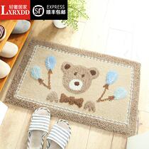LXRXDD bathroom door mat toilet absorbent anti-skid mat home hall bedroom entrance door mat door