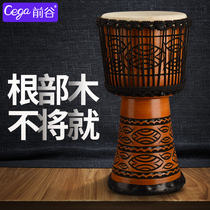 Cega Sheepskin African Drum Lijiang Tambourine beginner children adult professional percussion drum musical instrument 8 10 12 inches