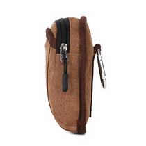 Outdoor marbles bag canvas convenient equipment running bag slingshot bag travel change wear-resistant leisure small bag mobile phone hanging bag