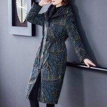 2020 winter New style Parker dress female Rex rabbit hair mother fur thick inner lining Nier overcoat long knee
