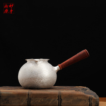 Wonderful hand Song original urgent sterling silver 9999 kettle pure handmade a silver teapot home cooking Kettle tea set