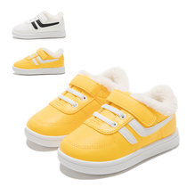 Bara Bara boys  shoes winter childrens plus velvet warm shoes baby childrens board shoes 24404191921