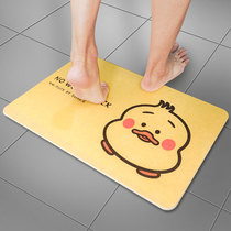 NO WORRY DUCK Diatom mud Diatomaceous EARTH Bathroom strong absorbent floor mat Foot mat Bathroom non-slip quick-drying mat