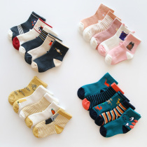 Autumn Winter 18 Years Kids Socks Cotton 3-5-8 Years Boys Girls Socks 1-3 Years Baby Socks Baby Socks 5 Pairs