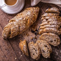 Sunshine multi-valley country Hard European bread Whole grain fitness meal replacement Whole wheat Rye No low sugar oil Light fat snack