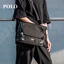 Polo Mens shoulder bag summer Tide brand large capacity shoulder bag mens 2021 new leisure messenger bag shoulder bag