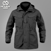 Archon outdoor tactical jacket spring and Autumn waterproof windbreaker medium-long M65 army camouflage special forces stormtrooper