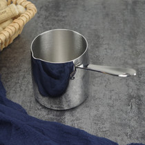 Can be paired with small shelves) 18 10 stainless steel coffee pot 304 three-layer steel hot milk cup butter jam supplement Cup