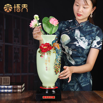 Rich and full of Ryukyu vase pendulum enamel to move a new gift house gift housewarming wine cabinet decoration