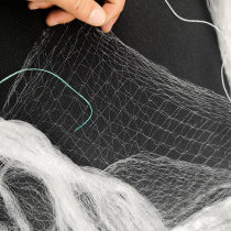 White strip fishing net single-layer fishing floating net 0 5 refers to sticky net meal fish 0 6 meters high white silk 0 6 fingers 100 meters long 7 minutes