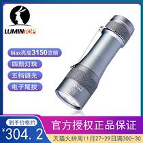 LUMINTOP Leuming Rabbit FW4X Variable Color Temperature Light Light Light 3150 Lumen Aluminum Alloy Ultra High Brightness Mini