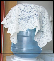 Cloth Arts Jingyi New European Lace Hollowed-out Tablecloth water dispenser Dust Cover Cover Cloth 2 pieces free of mail recommendation