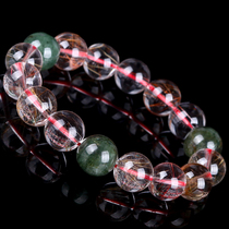 53 66g 12 6mm dream exquisite vitreous hair crystal Titanium Crystal Crystal Ball Bracelet