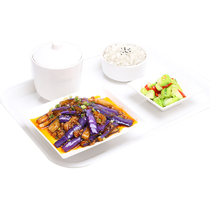 Guangzhou steamed braised boiled fish-flavored eggplant 200g Convenient dishes Fast food Commercial material package frozen material package Rice fast food