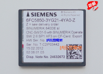 6FC5850-3YG21-4YA0-Z Siemens 840Dsl CF Card with Authorized Original Spot