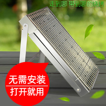 Barbecue Grill Outdoor Home Charcoal Portable Folding Barbecue Tool full set Barbecue Box Grill Barbecue Grill