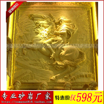 Amazon sandstone three-dimensional relief Napoleon F001 FRP imitation copper relief background wall sand sculpture decorative stone