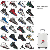 Omega sneakers AJ Jordan suitcase stickers retro waterproof guitar electric car computer laptop stickers