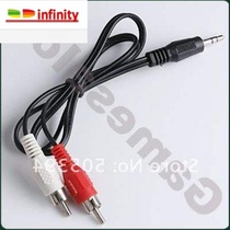 1PC 1 5M 3 5 MM Male Jack to 2 RCA Male Stereo Music Audio C