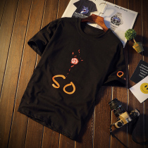 ins short sleeve T-shirt men summer trend cotton T-shirt big size loose half sleeve tide 2020 new mens clothes